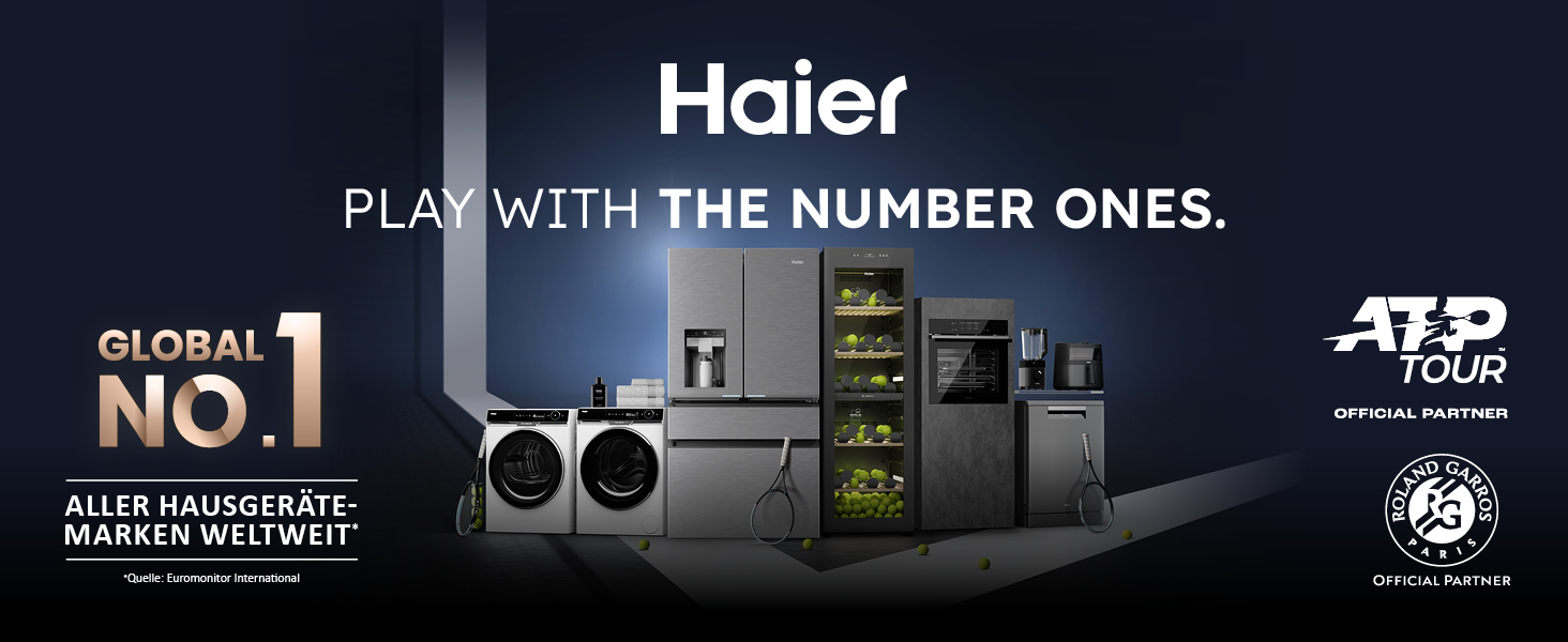 Haier 34 Bottle Wine Refrigerator - 1 Zone Wine Cooler with UV Glass Door, Wi-Fi & Touch Display