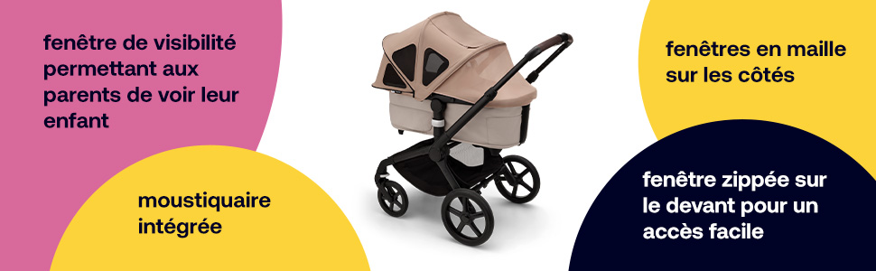 Москітна сітка Bugaboo для дитячої коляски, захист від комарів