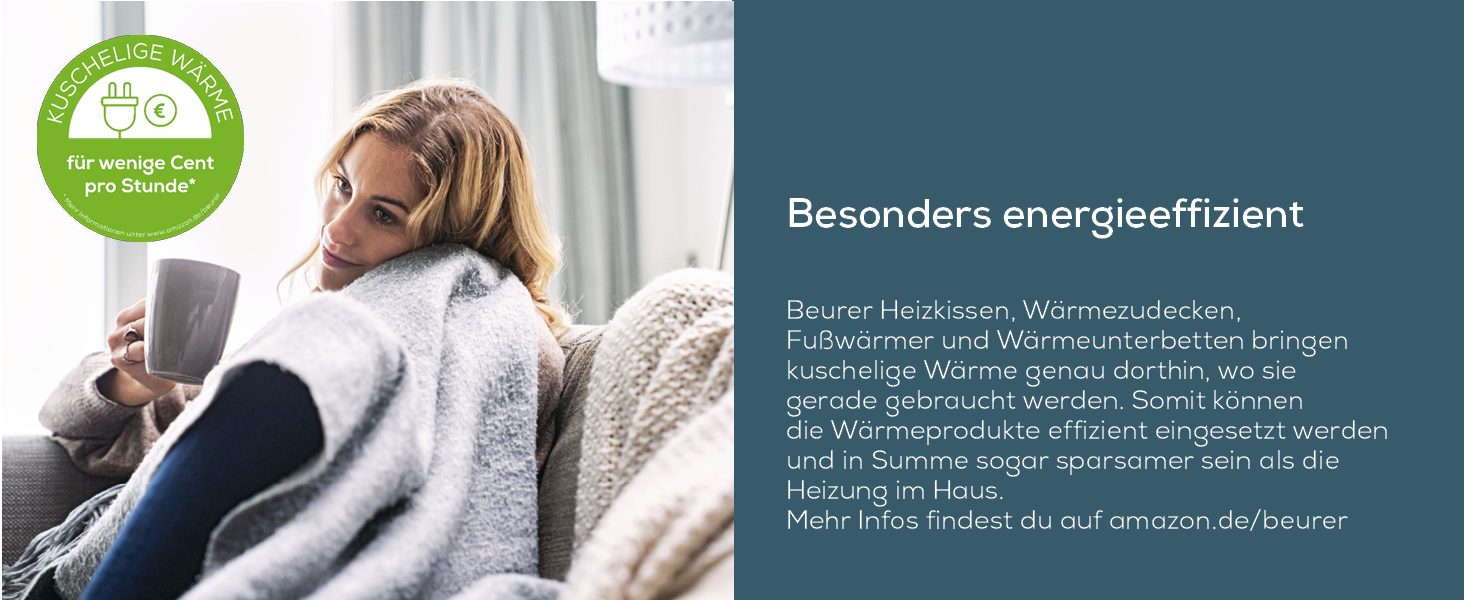 Електрична ковдра Beurer UB 74 з автовимкненням та захистом від перегріву, 200x100 см, у вигляді простирадла