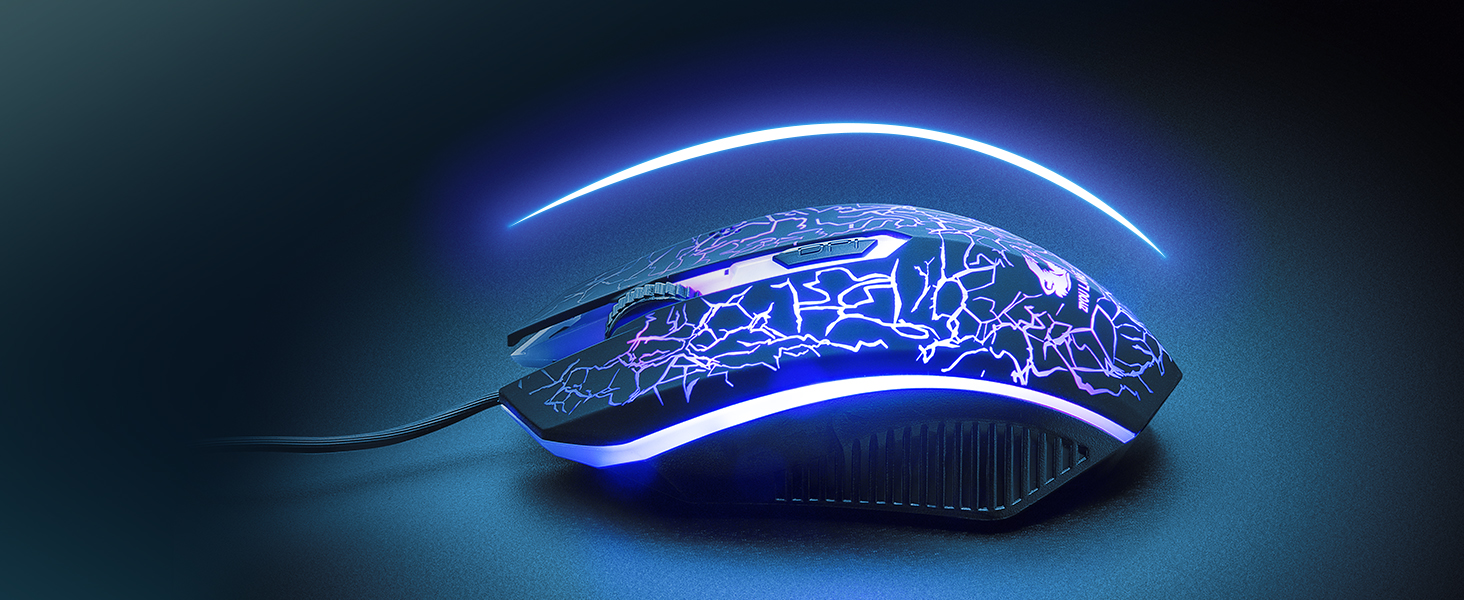 Ігровий набір клавіатури, навушників та миші: клавіатура 104 клавіші з підсвічуванням Rainbow, миша 2400DPI, навушники 7.1 Surround Sound RGB, мишка під клавіатуру, сумісний з PS4, Xbox (потрібен адаптер), білий/чорний