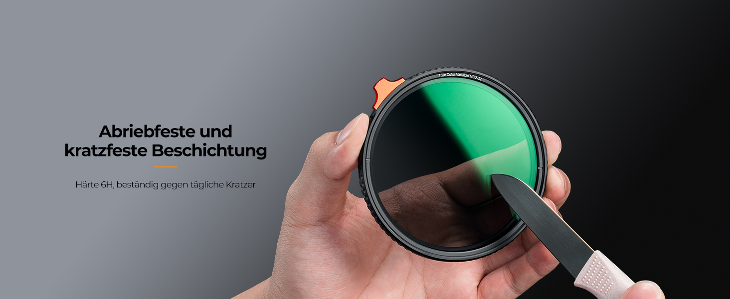 Фільтр нейтральної сірої ND K&F Concept Nano-X True Color Variabler 55mm (ND2-32, 1-5 ступенів)