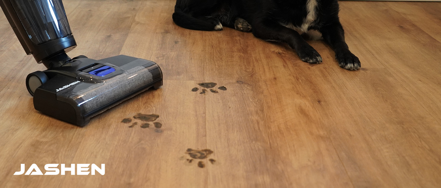 Бездротовий пилосос JASHEN V16: акумуляторний, 22000Pa, HEPA 13, 40хв роботи, без мішка, з насадкою та кріпленням
