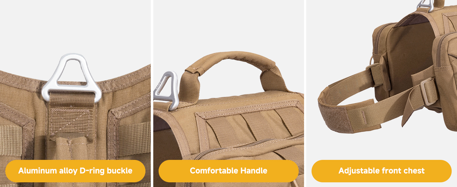 Рюкзак для собак RGN-L: місткий, для подорожей, кемпінгу та хандрингу. Підходить для середніх та великих собак. Військовий зелений.