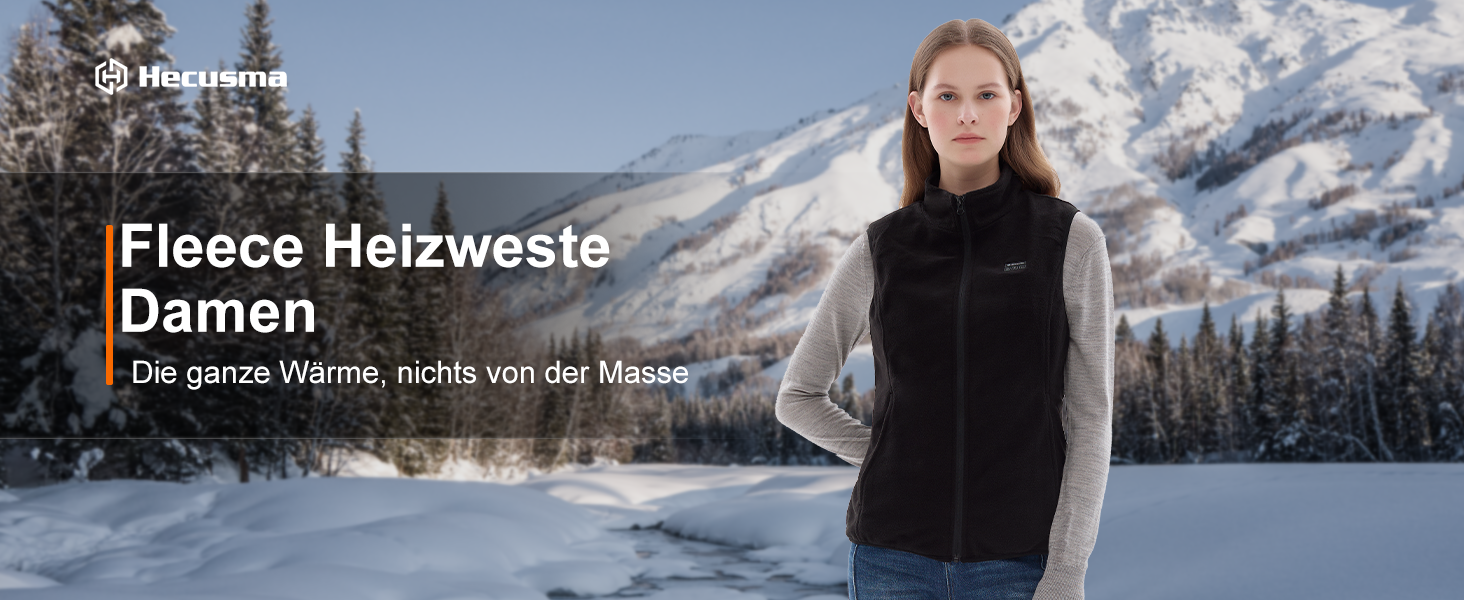 Електрична гріюча жилетка для жінок з Powerbank 16000mAh 7.4V - тепла жилетка для сноубордингу, катання на моториках та активного відпочинку