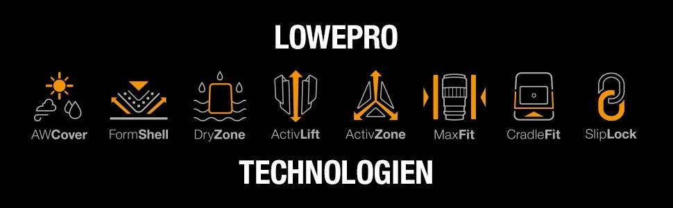 Рюкзак Lowepro Tahoe 150 для камери з регульованим внутрішнім відділенням, чорний (LP36892-PWW)