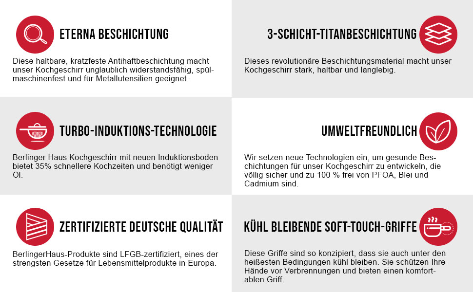 Набір посуду Berlinger Haus 15 предметів, металевий, рожеве золото (Metallisch Irose)