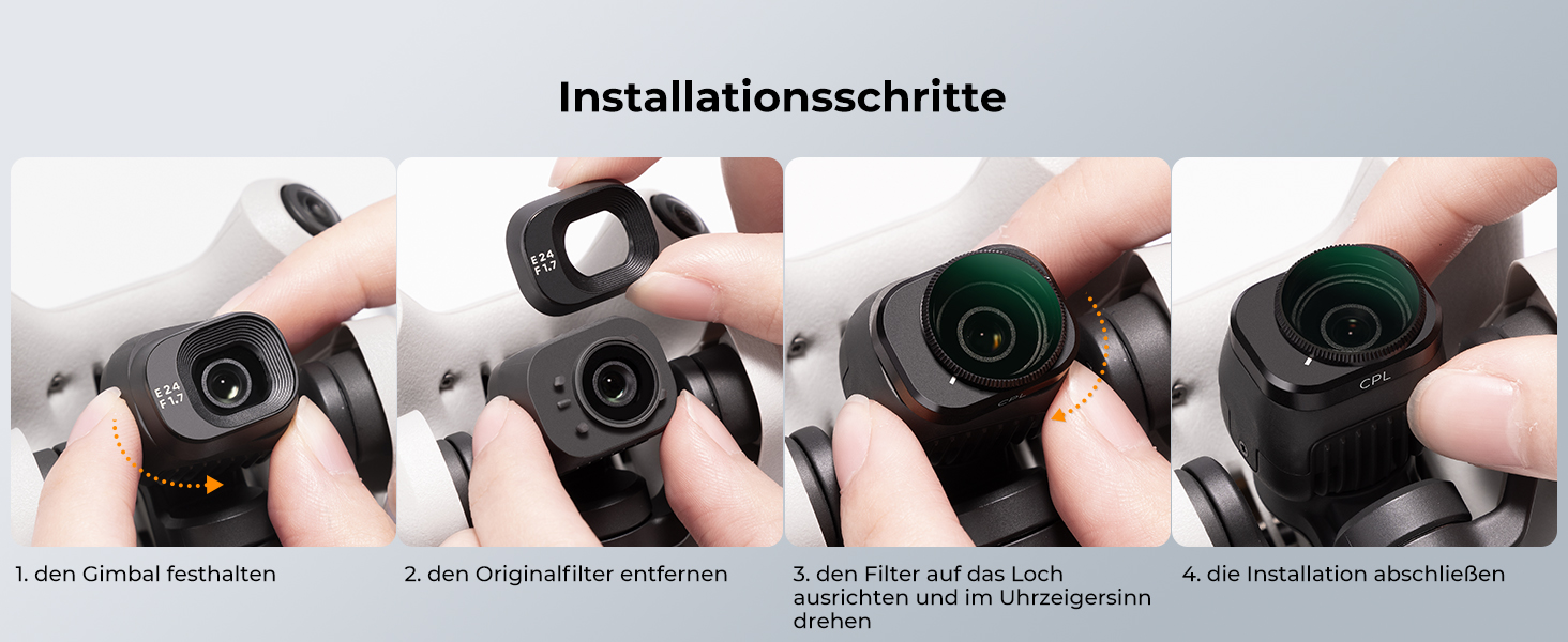 Набір фільтрів K&F Concept Mini 4 Pro: ND, CPL, 6 шт. для DJI Mini 4 Pro