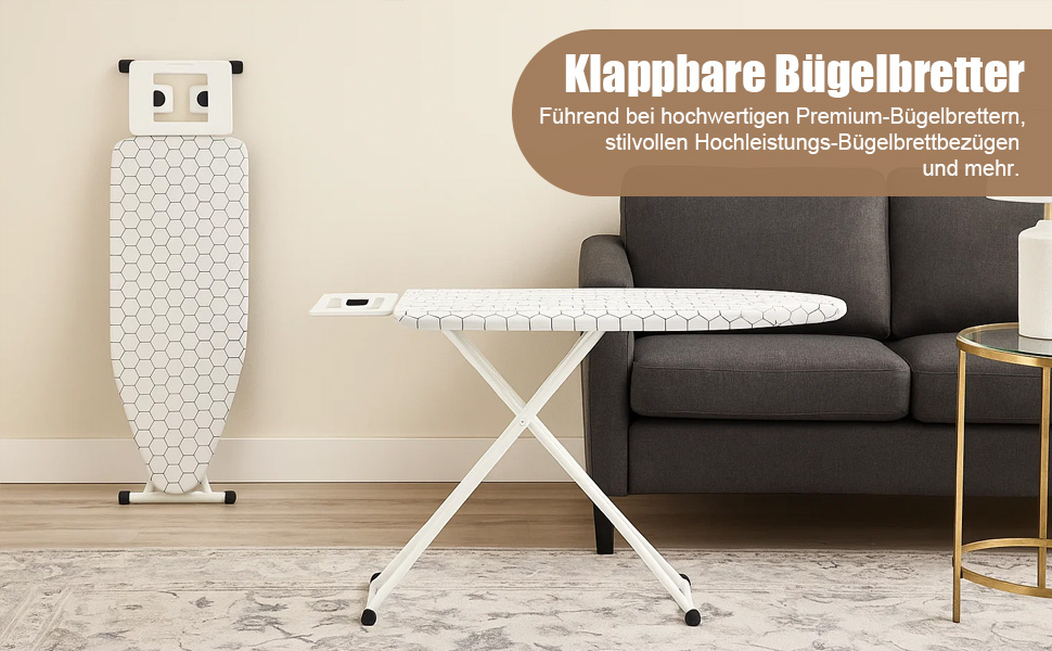 Відкидне прасувальне решітка AllRight з металевою сіткою, 7-позиційний регульований, 108.5/75 x 31 см, з антиковзними ніжками, для парогенераторів, зелений (біло-зелене в клітинку)