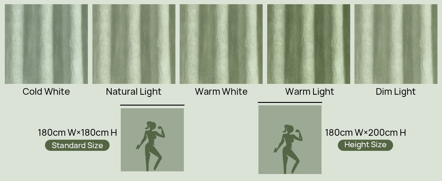 Штора для душу 180x180 см льон, зелена – водонепроникна, з антигрибковим покриттям та утяжеленим краєм, з кільцями (1 шт)