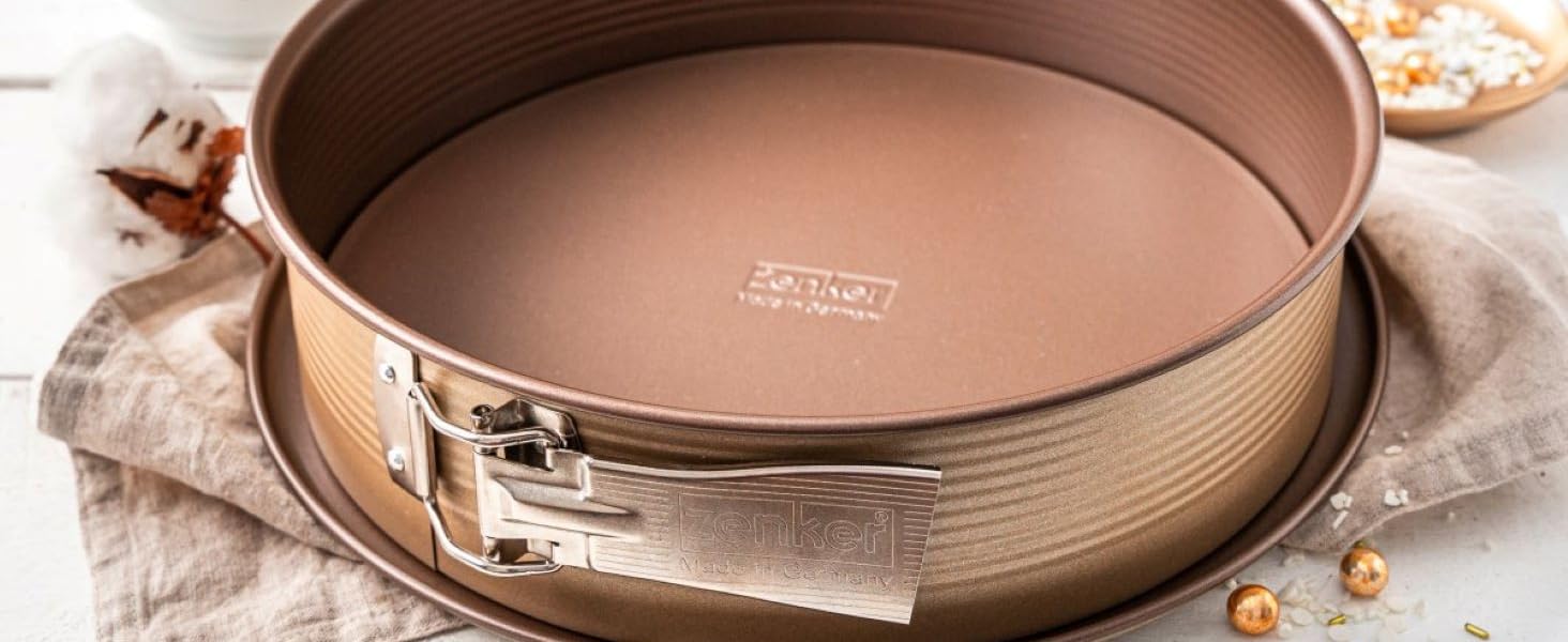 Форма для випічки Zenker Springform Perfect Black 26 см - антипригарна, сталь, до +230°C, Німеччина