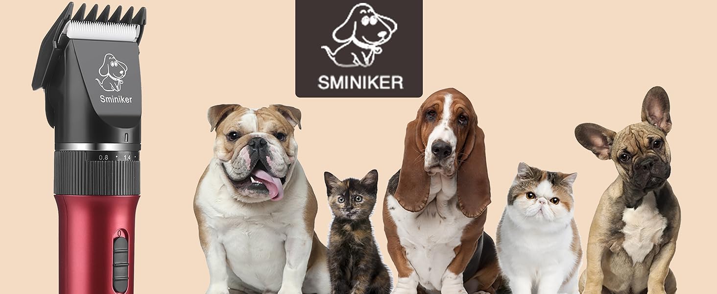 Професійна машинка для стрижки шерсті тварин Tierhaar: безшумна, акумуляторна, бездротова, для котів, собак, коней. Комплект професійного грумера