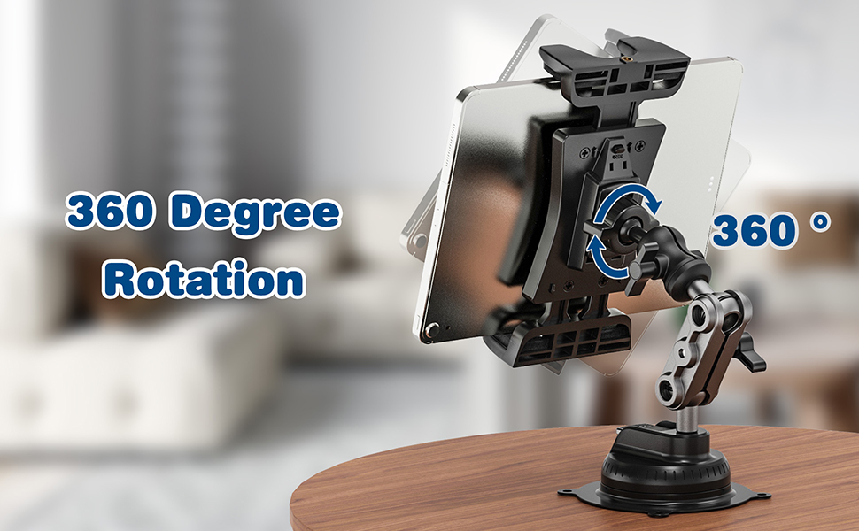 Утримувач для планшету в авто: універсальна підставка для iPad, iPhone, Samsung, 4.7-12.9'