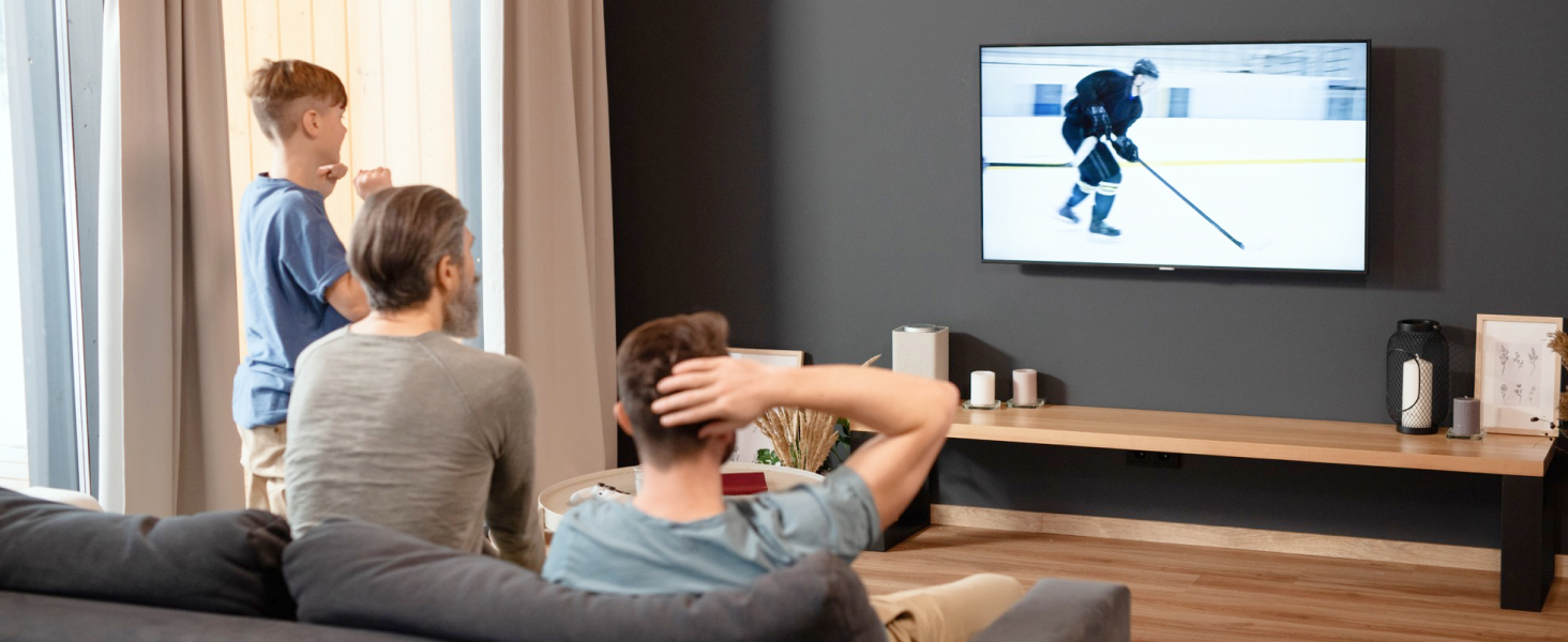 Кріплення для телевізора RICOO S9564: універсальний настінний тримач для телевізорів 40-85 дюймів (VESA 600x400, до 45 кг) з можливістю повороту та нахилу