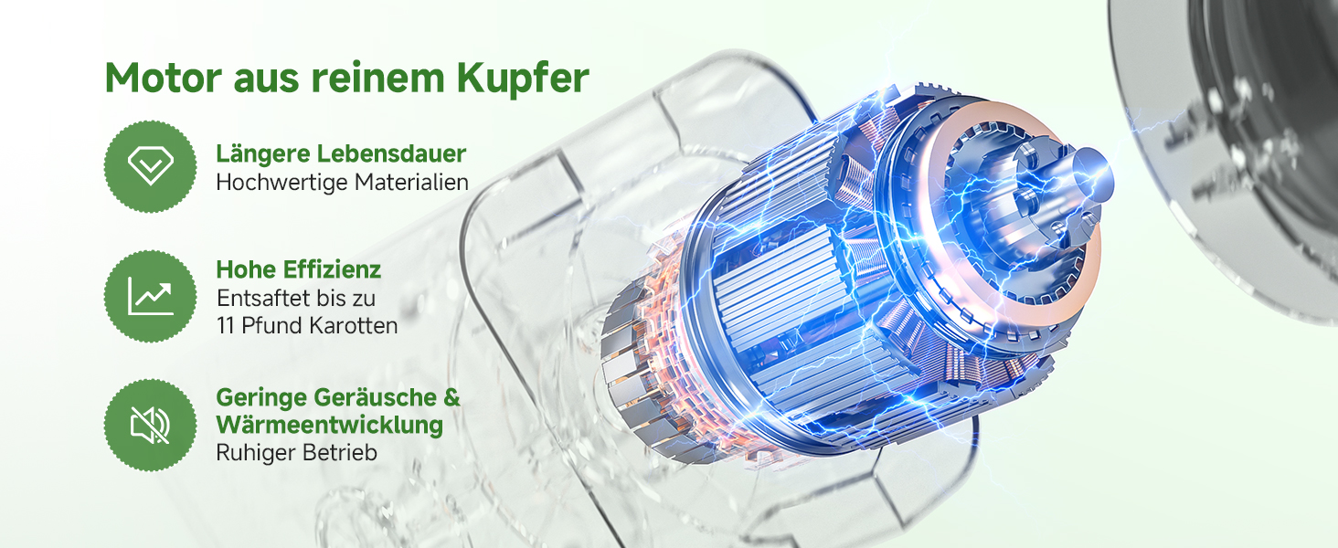 Центрифужна соковижималка AMZCHEF 600W з широким завантажувальним отвором 155 мм для цілих овочів та фруктів, чорна