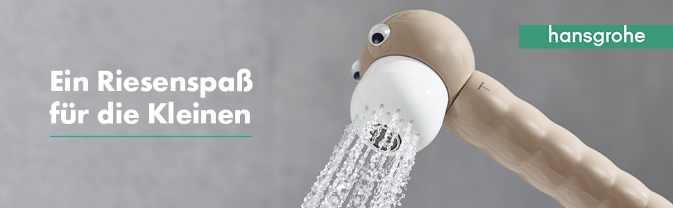 Дитяча ручна лійка для душу hansgrohe Jocolino Лев, 2 режими, подарунок на хрестини