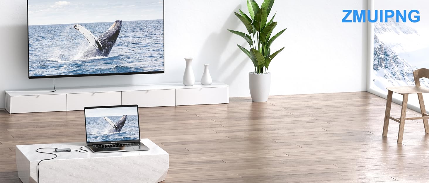 Док-станція USB-C для ноутбука з підтримкою 2 моніторів 4K, 14 в 1, з DP/DisplayPort, Ethernet, 4 USB, 100W PD, SD/TF, Audio/Mic, сумісна з Dell, HP, Lenovo