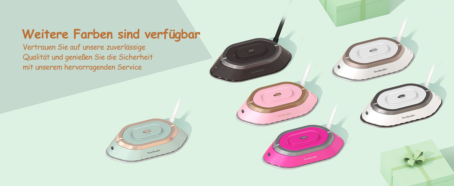 Міні-праска Newbealer для подорожей, 220V/120V, компактна праска для одягу (без пари), керамічна підошва, 150°C, з пульверизатором, чохлом та підставкою (зелена)