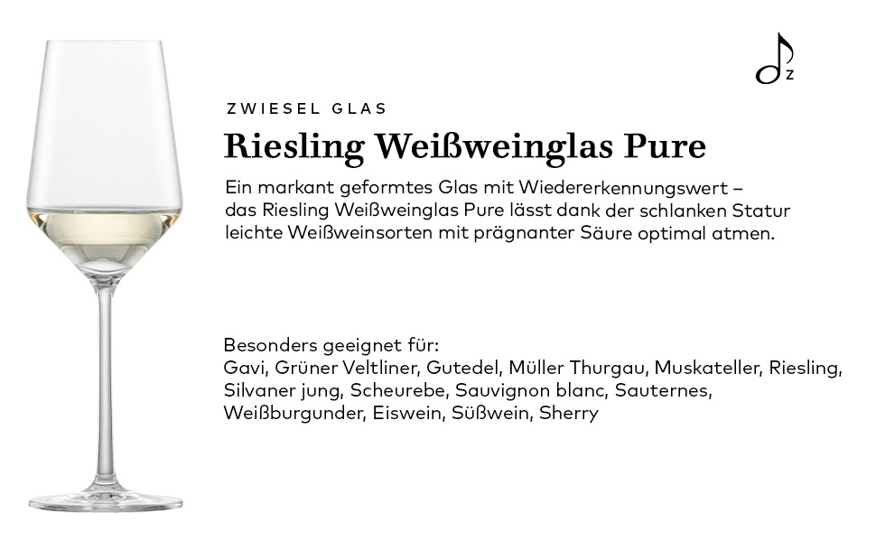 Кельхі для білого вина Riesling від Zwiesel Glas (2 шт.), Tritan®-кришталь, Made in Germany