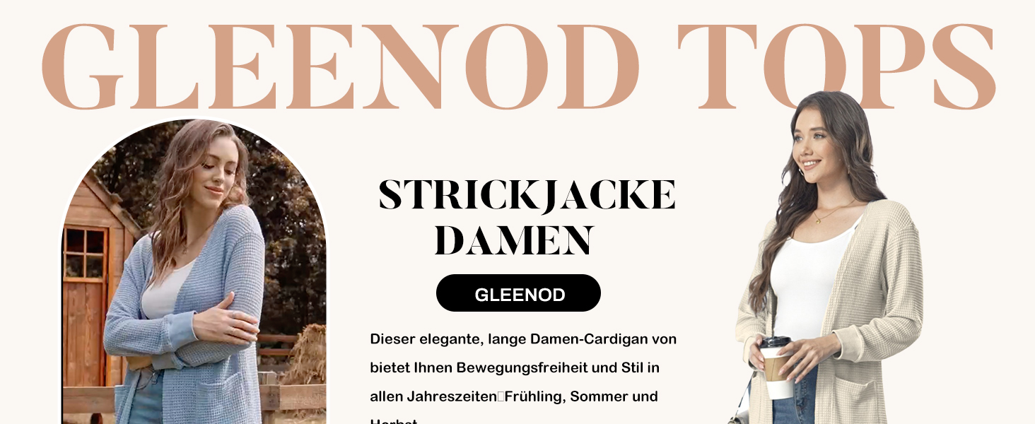 Жіноча в'язана жилетка з довгим рукавом, кардиган, відкритий фасон, стильний пуловер з кишенями, колір персиковий (M)