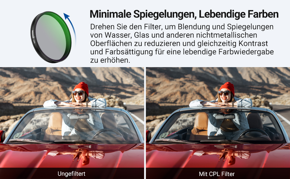 Набір фільтрів NEEWER CPL + ND для DJI Osmo Action 6 (FL-B2) - 6 шт.