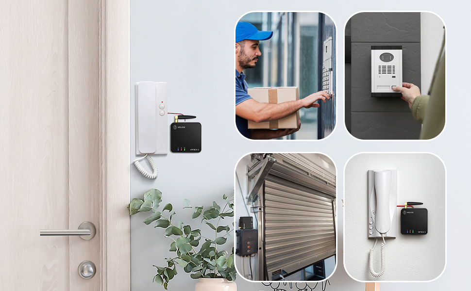 Розумний BLE шлюз WELOCK WIFIBOX 3 для віддаленого керування дверними замками, сумісний з Alexa, безпечний контроль доступу до електронних замків
