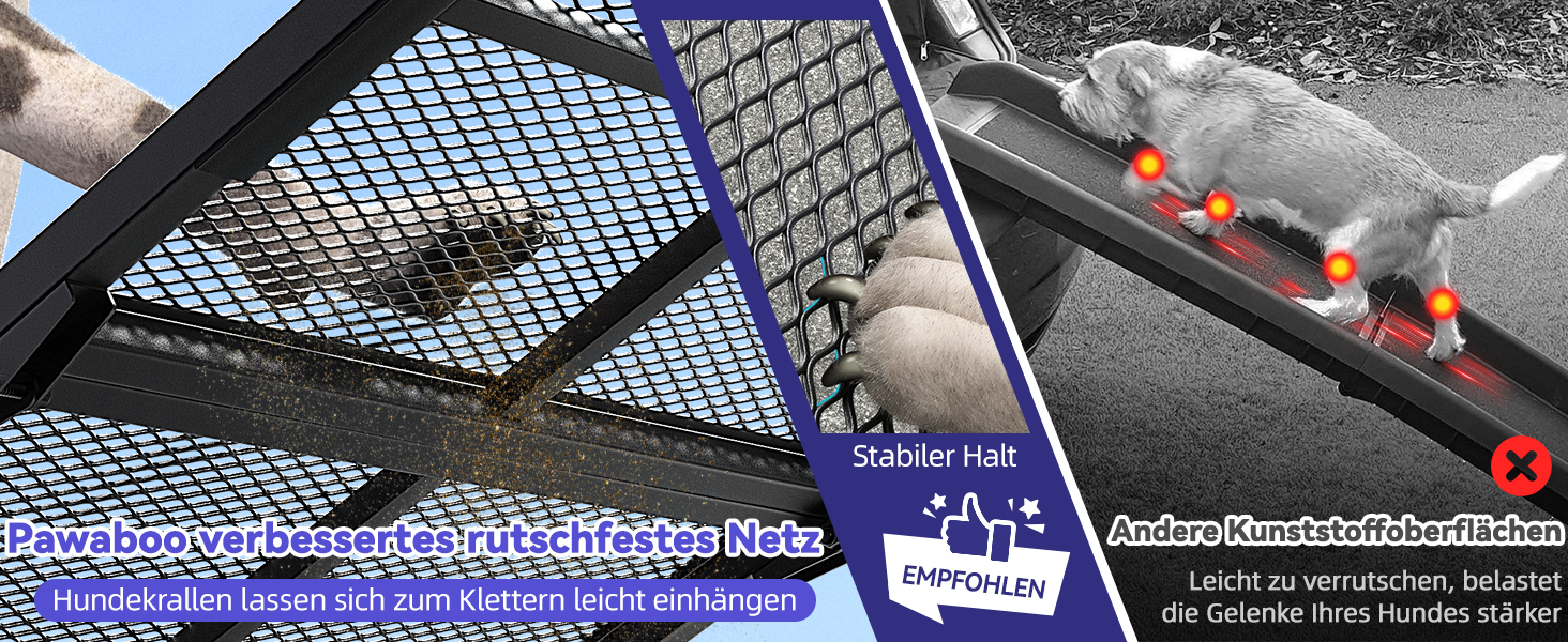 Рампа для собак у машину, 190 x 50 см - широка сходинка для собак середніх та великих порід, до 180 кг, антиковзка, для авто, позашляховиків, ліфтів