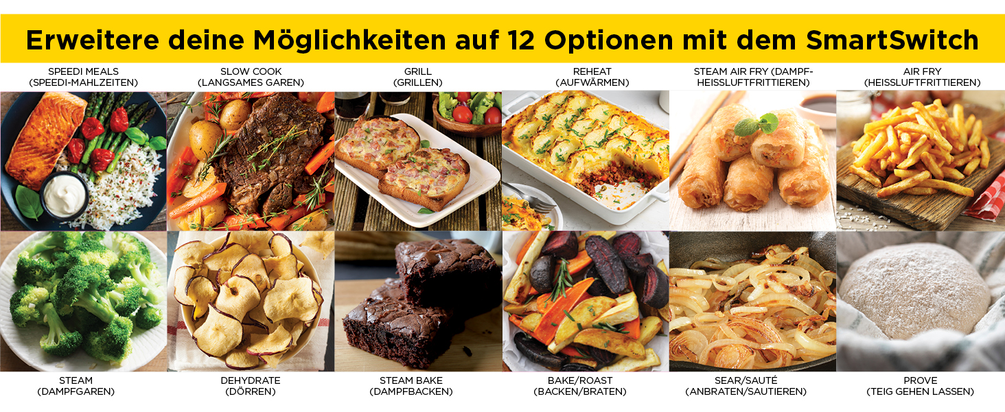 Мультиварка Ninja Speedi 5.7L 10-в-1: мультикокція, фритюрниця, гриль, випічка, Stone Gold ON500EUSTGD