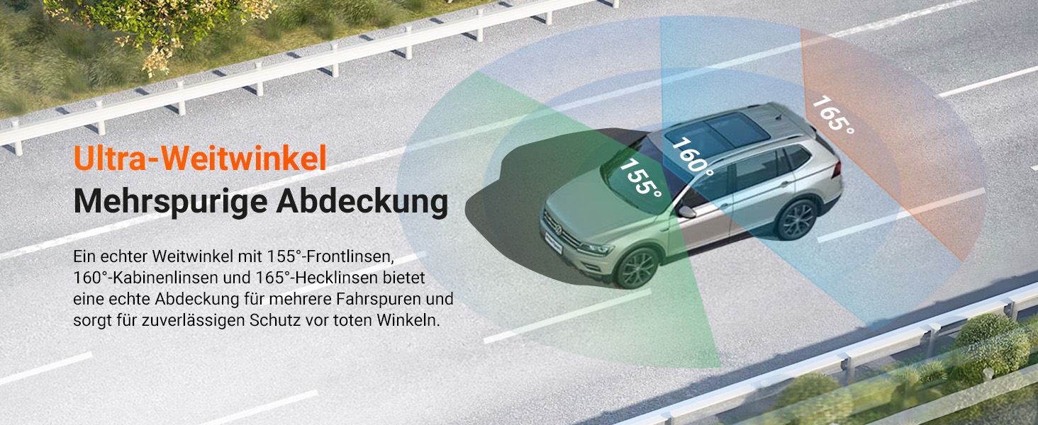 Відеореєстратор VANTRUE N4 Pro S 4K STARVIS з GPS, 3 канали (4K+1080P+1440P), WiFi 5GHz, паркувальний режим 24/7, голосове керування, IR нічне бачення, LTE (опціонально)