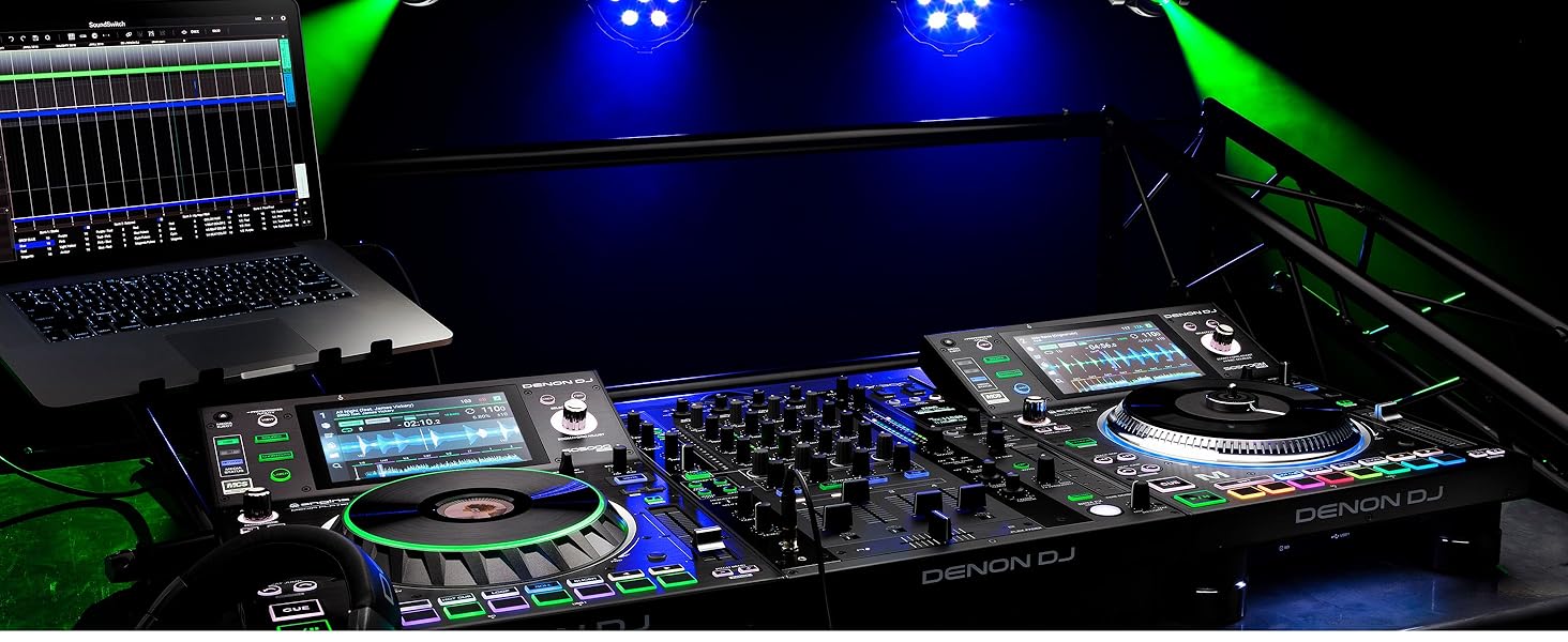 SoundSwitch Control One: Професійний DMX контролер освітлення для DJ з 3 місяцями доступу до програмного забезпечення SoundSwitch, підтримка DMX та Phillips Hue (Micro DMX, чорний)