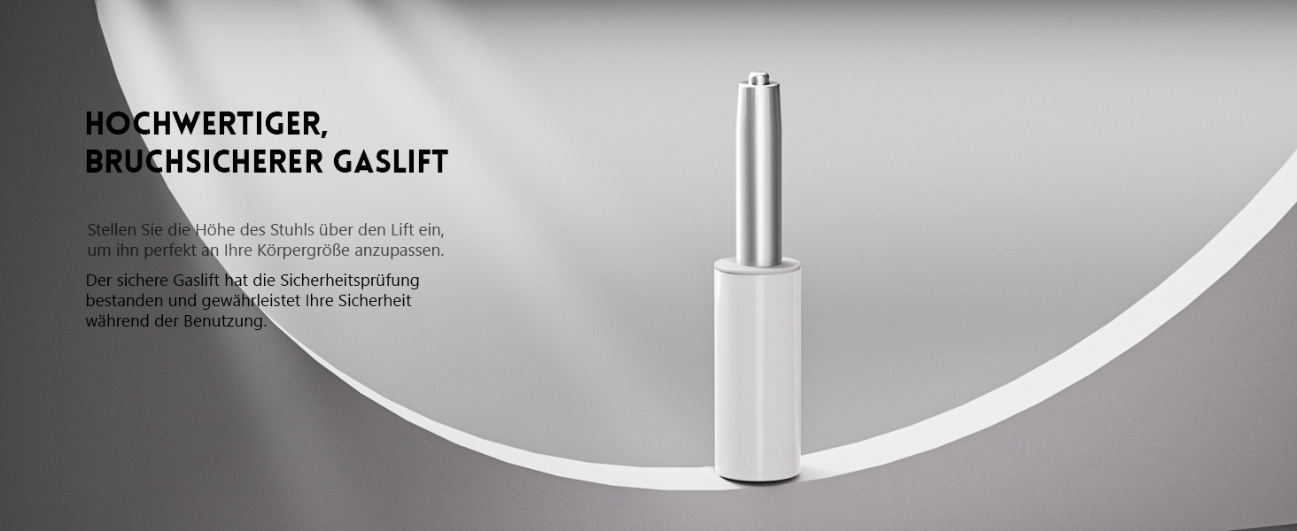 Ергономічне крісло для офісу та геймінгу з регульованими підлокітниками, широке сидіння