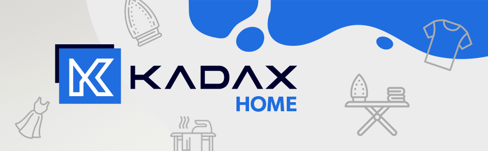 КADAX Регульована гладильна дошка зі сталі, 100x30 см, складана, з покриттям, антиковзні ніжки (білий/сірий)