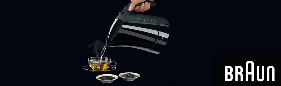 Електричний чайник Braun WK 300 AquaExpress, чорний