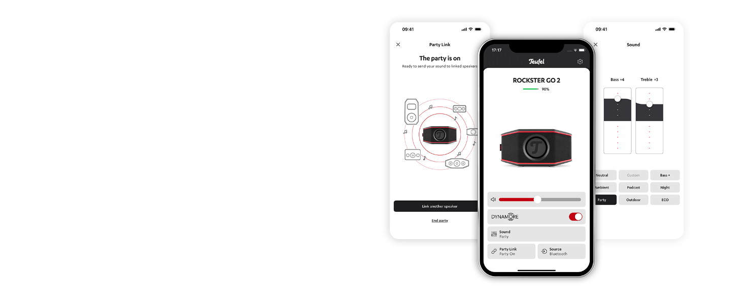 Портативна Bluetooth-колонка Teufel ROCKSTER GO 2 для вулиці, сіро-чорна