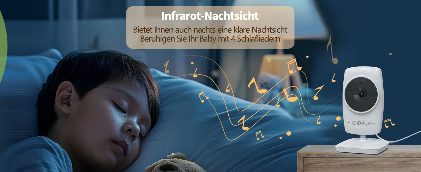 Дитячий відеоняня Babystar MC632A з камерою, 3.2