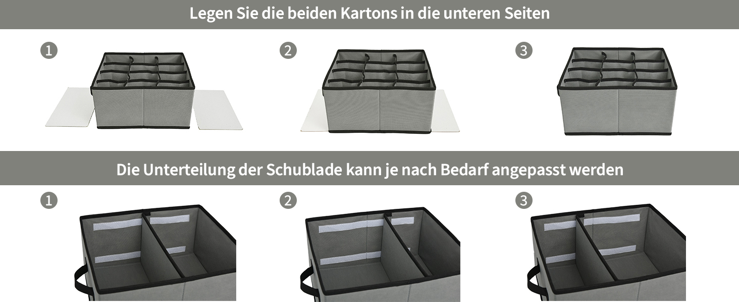 Органайзер для шафи GRANNY SAYS, сірий, з висувними ящиками, настінний, 1 шт.