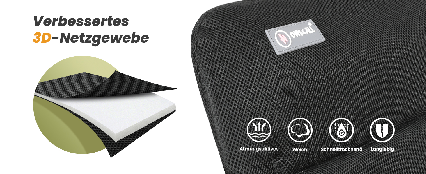 Крісло для кемпінгу Homecall складне, 150 кг, з високою спинкою, для саду, балкону, риболовлі, чорне