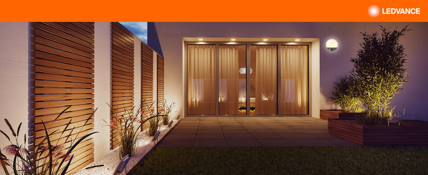 Світлодіодний прожектор Osram Endura Flood для вулиці, тепле біле світло, 226×201×37 мм