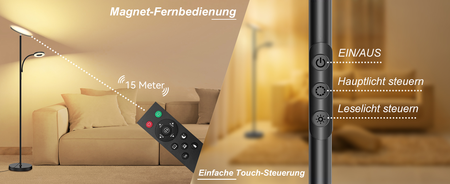 LED торшер, 42W, 16 мільйонів кольорів RGBCW, WiFi, Smart, двосторонній, для вітальні, сумісний з Alexa/Google Home, синхронізація з музикою, плавне регулювання яскравості, торшер для спальні