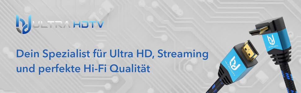 HDMI кабель 3м 4K High Speed 2.0b з кутом 90° - кабель для Ultra HDTV з підтримкою 4K@60Hz та роздільною здатністю 4096x2160, захист від перегинів