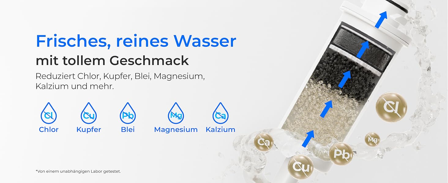 Електричний фільтр-глечик для води Waterdrop FreshTaste, 4 л, зменшує накип, хлор, свинець, мідь, очищає воду, рожевий, для холодильника