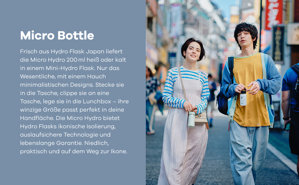 Термос Hydro Flask Micro 200 мл - ізольована пляшка, не протікає, зберігає напої холодними/гарячими до 7 годин, компактний, міцний, колір Birch