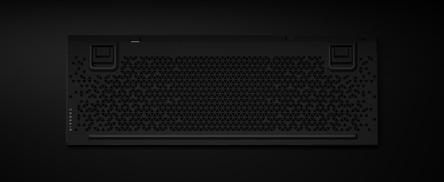 Ігрова механічна клавіатура Corsair K100 Air Wireless RGB з перемикачами Cherry MX Ultra Low Profile, Bluetooth, QWERTZ DE, чорна