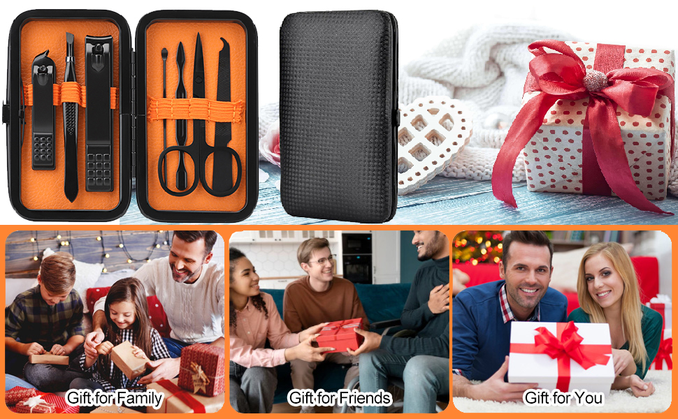 Набір для манікюру та педикюру: інструменти для догляду за нігтями, базовий набір, подарунок