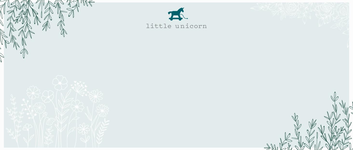 Little Unicorn – Преміум велика водовідштовхувальна пікнікова ковдра 152x213 см, ізоляційна пляжна і ігрова ковдра, Midnight Poppy