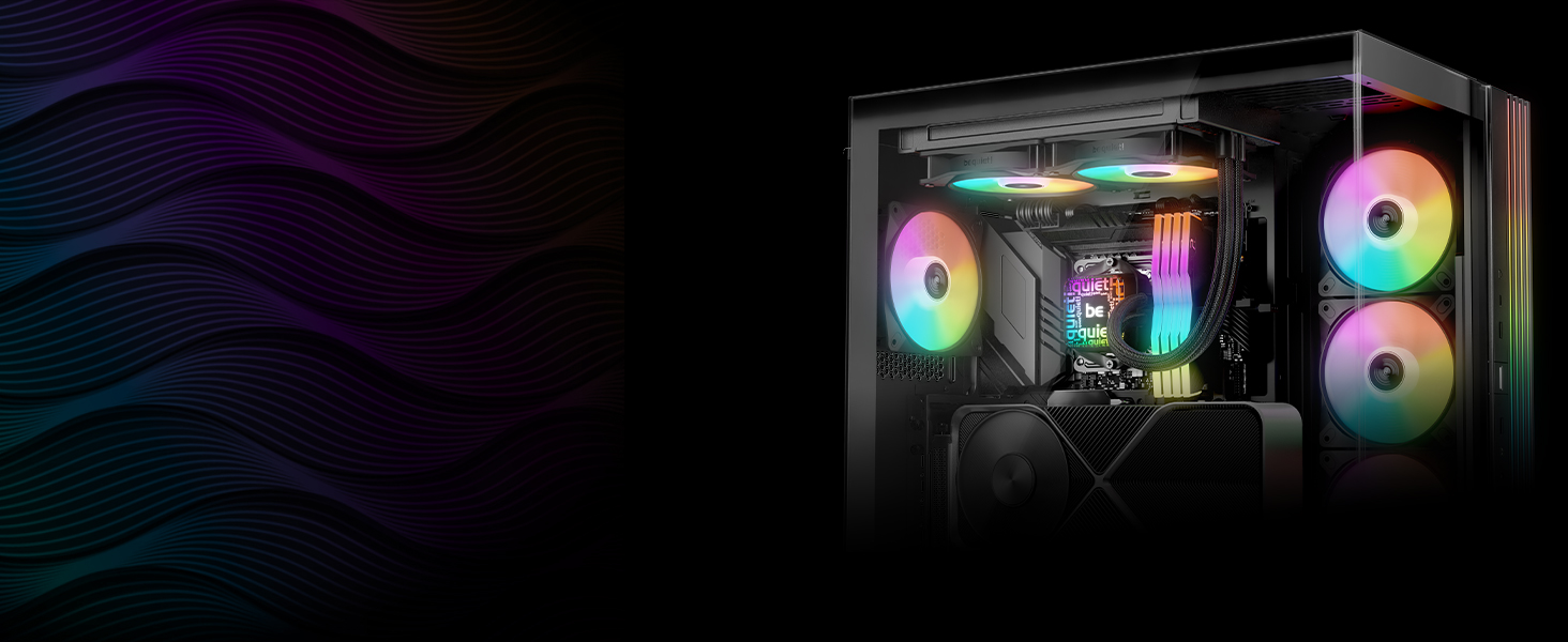 Система водяного охолодження be quiet! Pure Loop 3 LX 240mm - для AMD/Intel, 2x 120mm вентилятори, тиха помпа