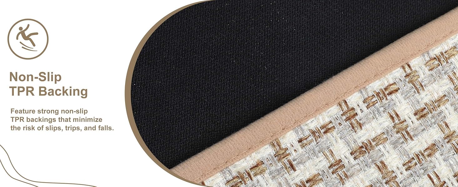 Килимок для дому, антиковзаюча підлога, килимок для входу, 60x90 см, золотий