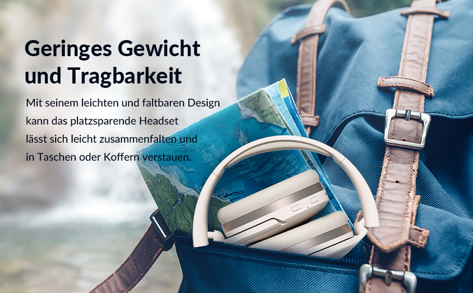 TONEMAC H3 Bluetooth навушники: активне шумозаглушення, Hi-Res звук, 80 годин роботи, комфортні амбушюри, для дому та подорожей