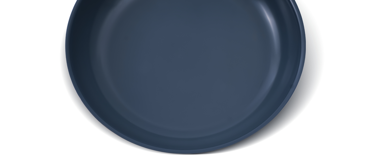 Сковорода з нержавіючої сталі з антипригарним покриттям Creamic, 20 см, без PFOA, PTFE та PFAS, для здорового харчування, сумісна з індукцією, електрикою та газом