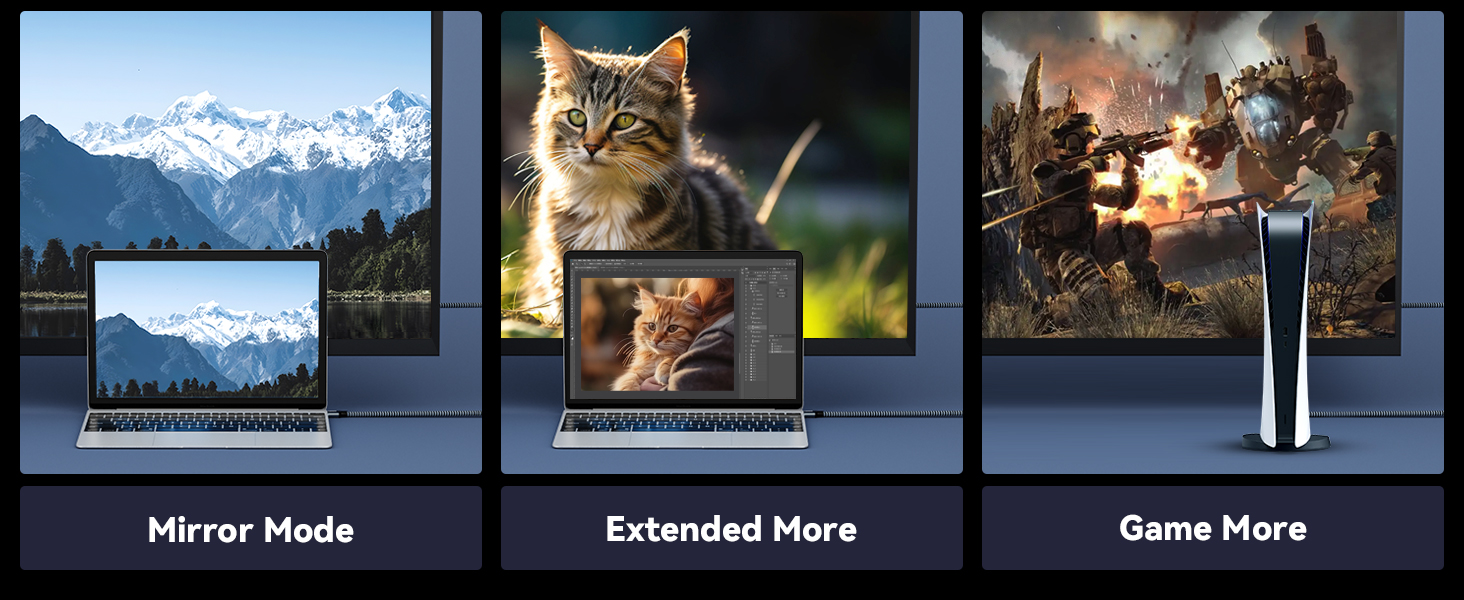 ARISKEEN HDMI 2.1 Кабель 8K, 7.5м, 48Gbps, Nylon, Підтримка 8K@60Hz, 4K@120Hz, сумісний з PS5/4, TV, монітором, Blu-ray, Soundbar, DVD, ноутбуком