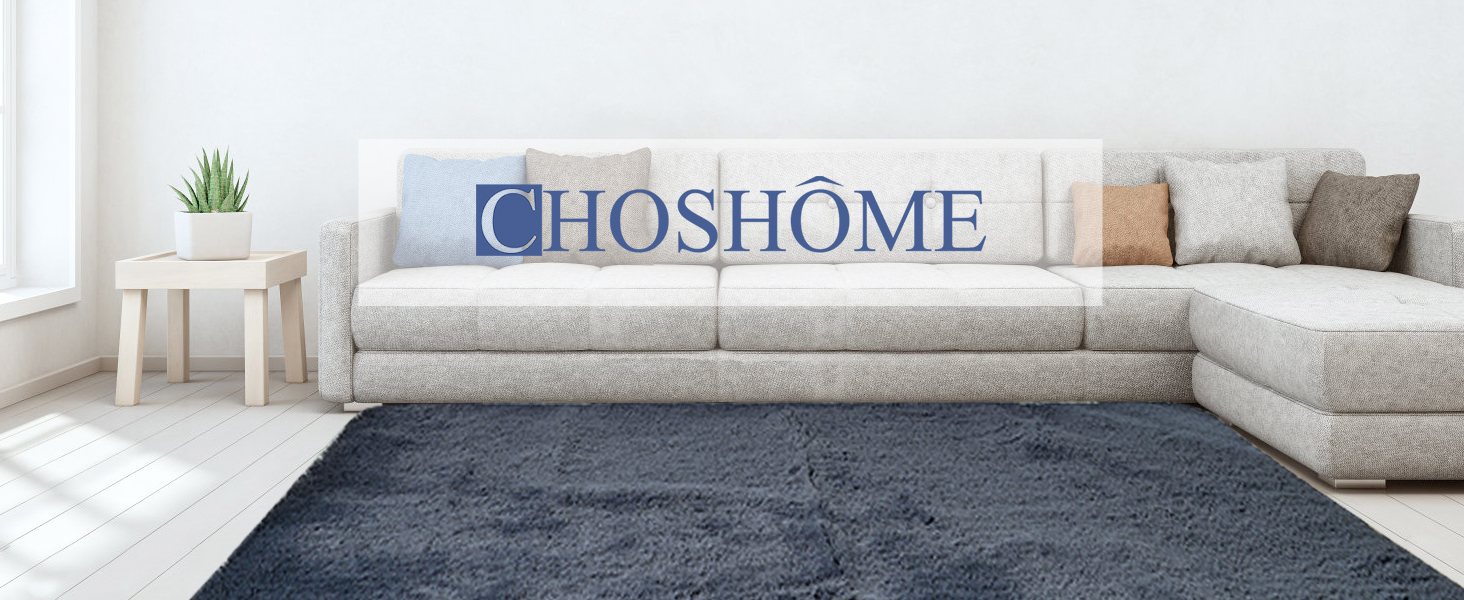 Килимок CHOSHOME для спальні, вітальні: м'який, сучасний, з високим ворсом, антиковзаюча підкладка, для дитячої кімнати, шэггі, сірий, 90x150 см